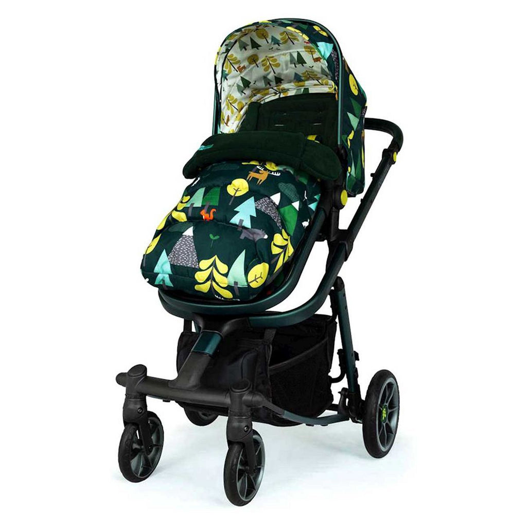 Cosatto Giggle Quad Travel System with Footmuff Bundle Into The Wild