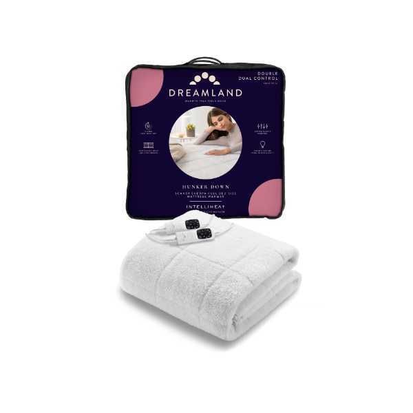 Dreamland Scandi Sherpa Underblanket - Double Dual Control GOODS Superdrug   