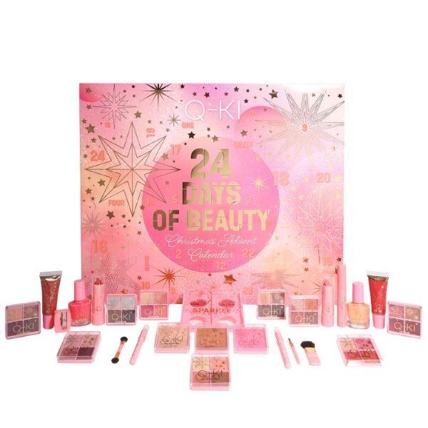 Q-Ki beauty advent calendar 24 days of makeup - British product