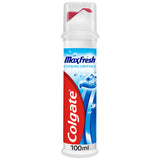 Colgate Max Fresh Cooling Crystals Toothpaste Pump 100ml GOODS Sainsburys   