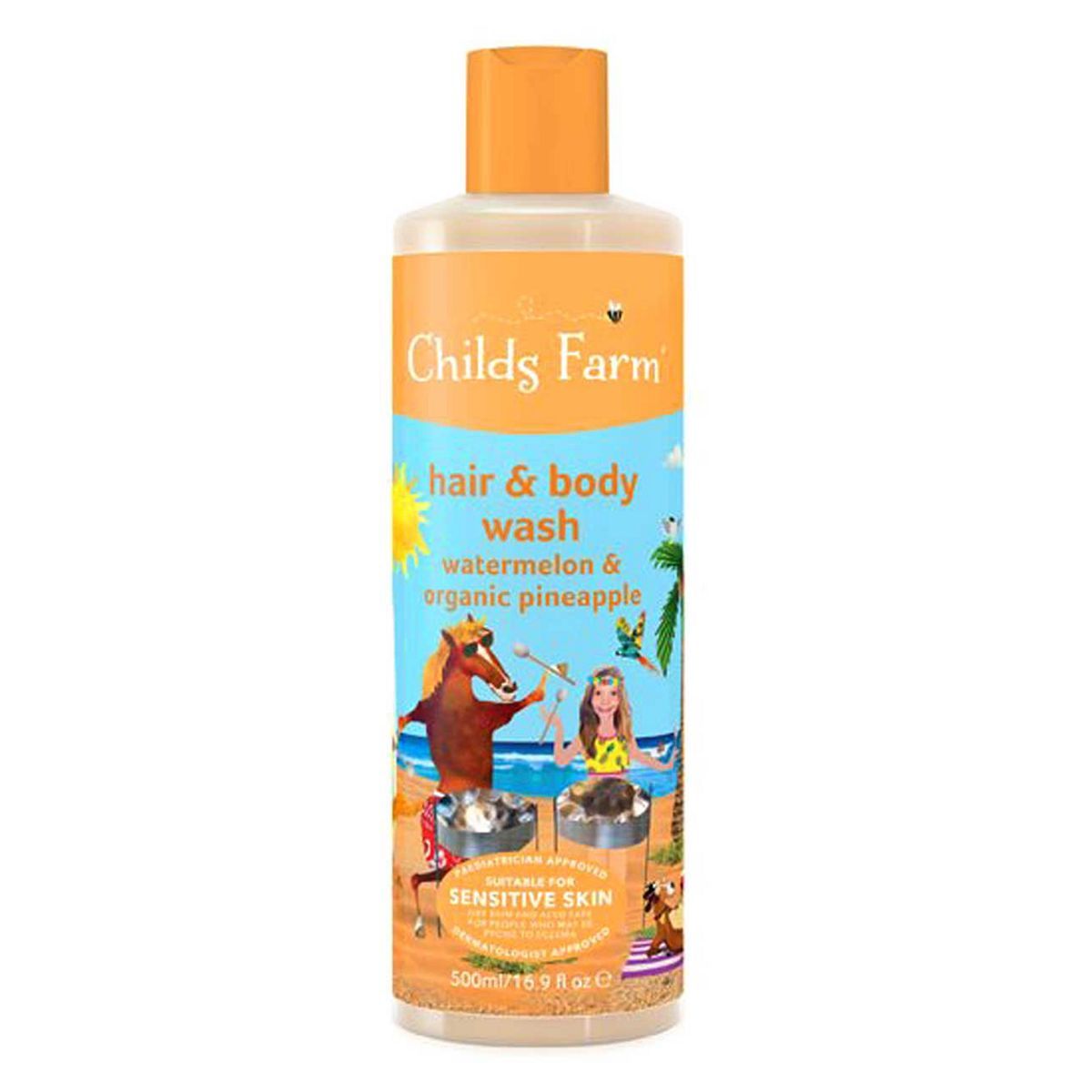 Childs Farm Hair & Body Wash Watermelon & Pineapple 500ml Baby Accessories & Cleaning Boots   