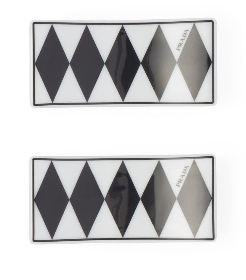 Prada chequerboard chopstick rests set of 2, imported from the UK