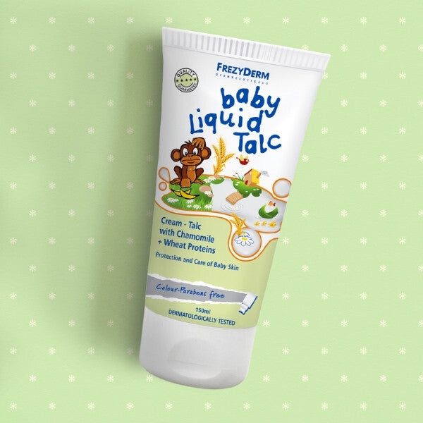 FrezyDerm Baby Liquid Talc 150ml - British product