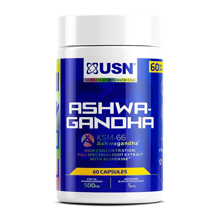 USN Ashwagandha Recovery Aid 60 Capsules Brain & Memory Support Supplements Holland&Barrett   