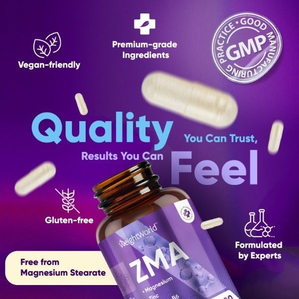WeightWorld ZMA vegan capsules 180 - British product