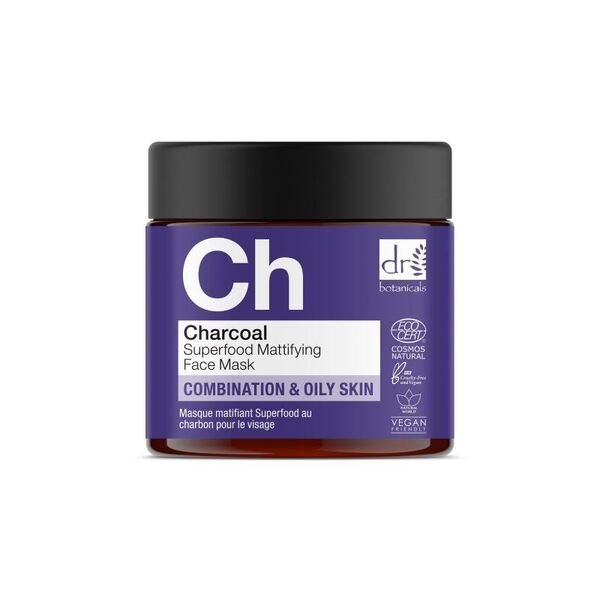 Dr Botanicals charcoal anti-ageing face mask 60ml, UK version