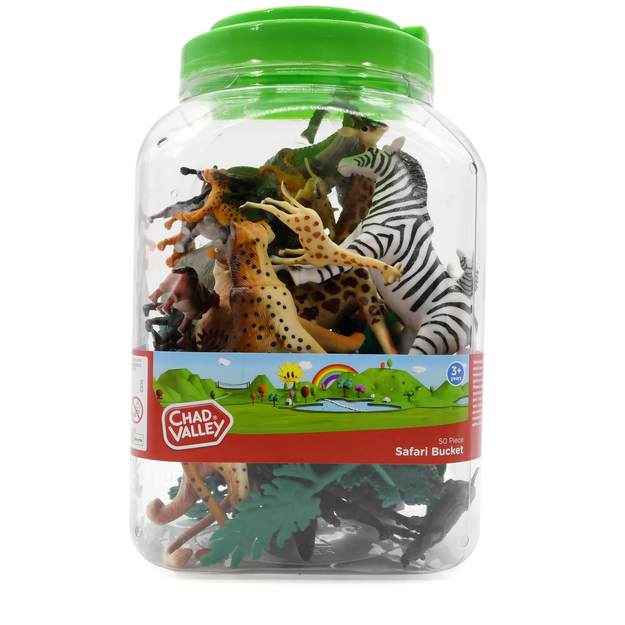 Chad Valley Safari Bucket 50pcs GOODS Sainsburys   