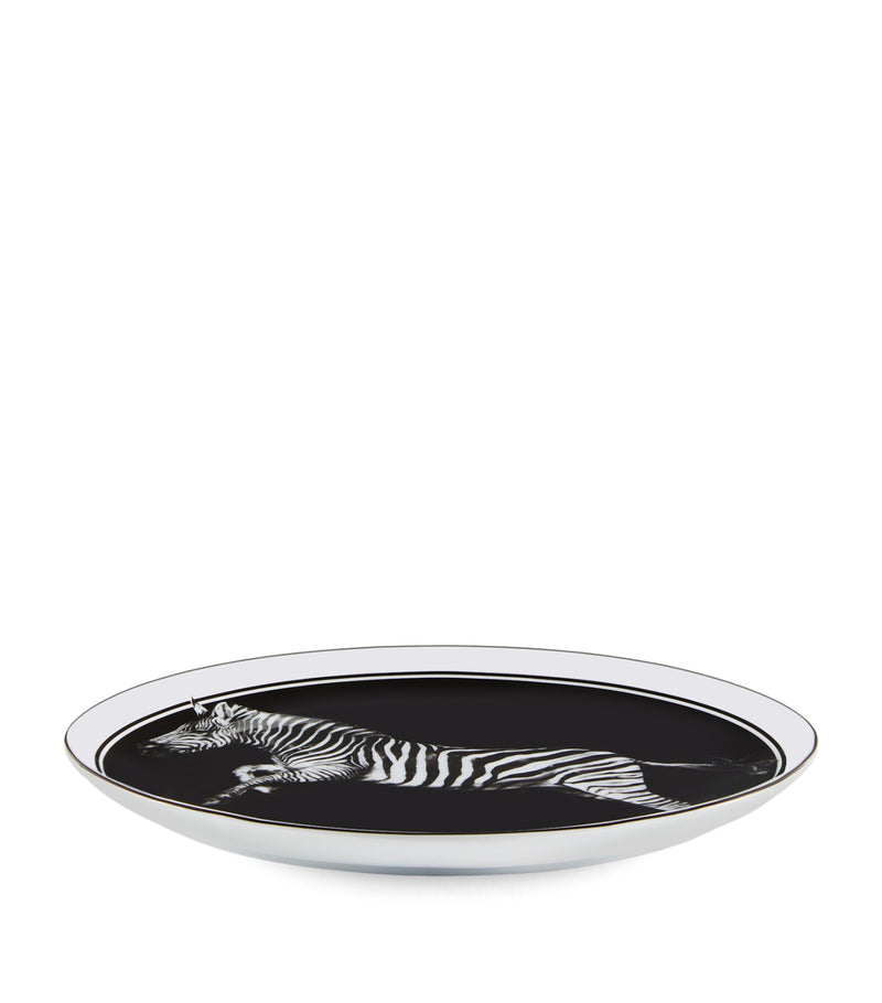 Dolce&Gabbana serving plate zebra design 45.5cm - British product