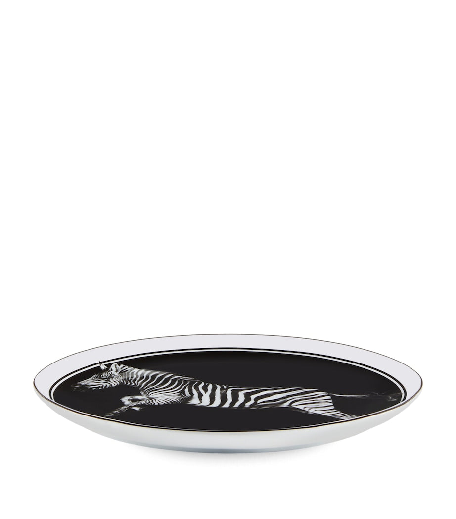 Dolce&Gabbana serving plate zebra design 45.5cm - British product