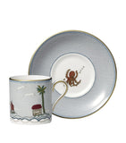 Wedgwood Kit Kemp Sailor's Farewell coffee cup and saucer (British brand)