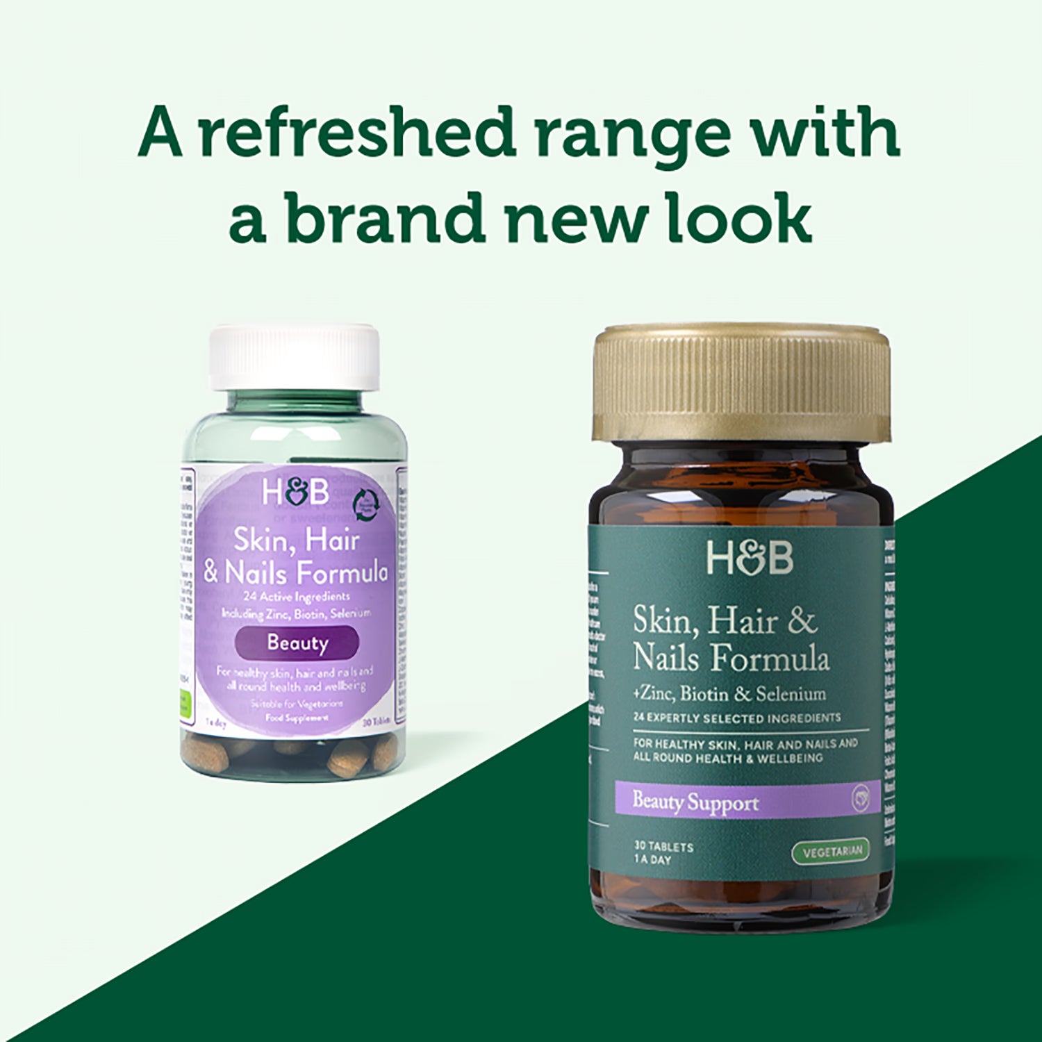 Holland & Barrett Skin Hair Nails Formula 30 Tablets, UK version