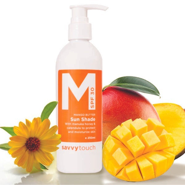 Savvy Touch Natural Sunscreen with Mango Butter SPF 30 250ml GOODS Superdrug   