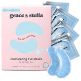 Grace & Stella Under Eye Mask - Vegan - Blue - 24 Pairs GOODS Superdrug   