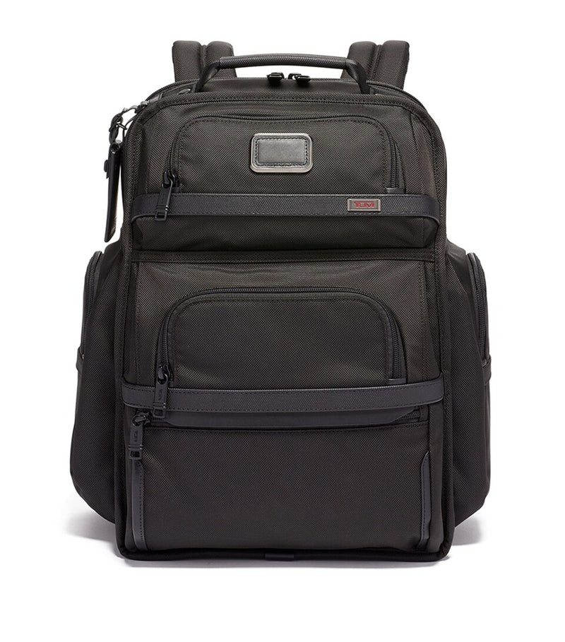 Sleek Backpack with Carbon Fibre Accents and USB Port, 43cm x 30.5cm x 14cm