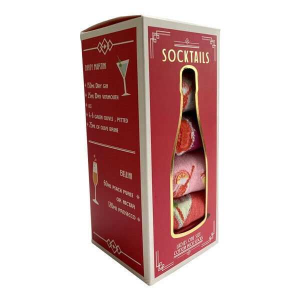 BOXT Socks 4 Pairs Cocktail Socks in a Gift Box 4-8 UK GOODS Superdrug   