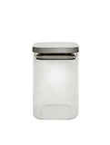 George Home Square Glass Canister With Chrome Lid 1000ml GOODS ASDA   