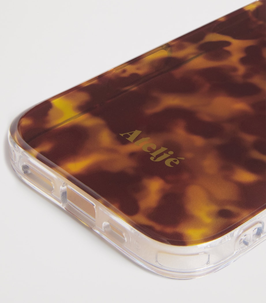 Ateljé tortoiseshell iPhone 16 case made from recycled plastics - British product