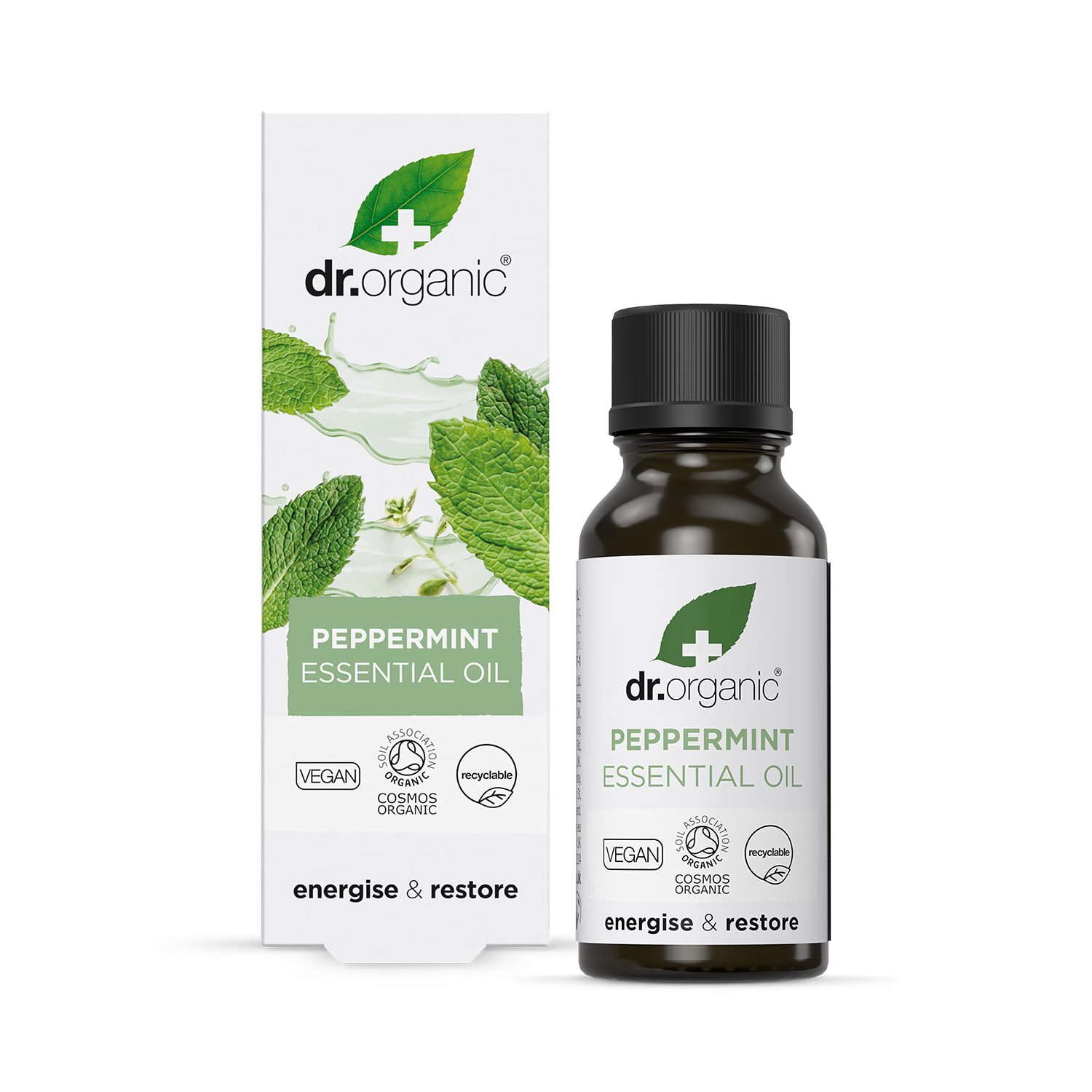 Dr Organic Peppermint Essential Oil 10ml - British product