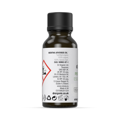 Dr Organic Peppermynte Ren Eterisk Olje Aroma & Diffuser 10ml