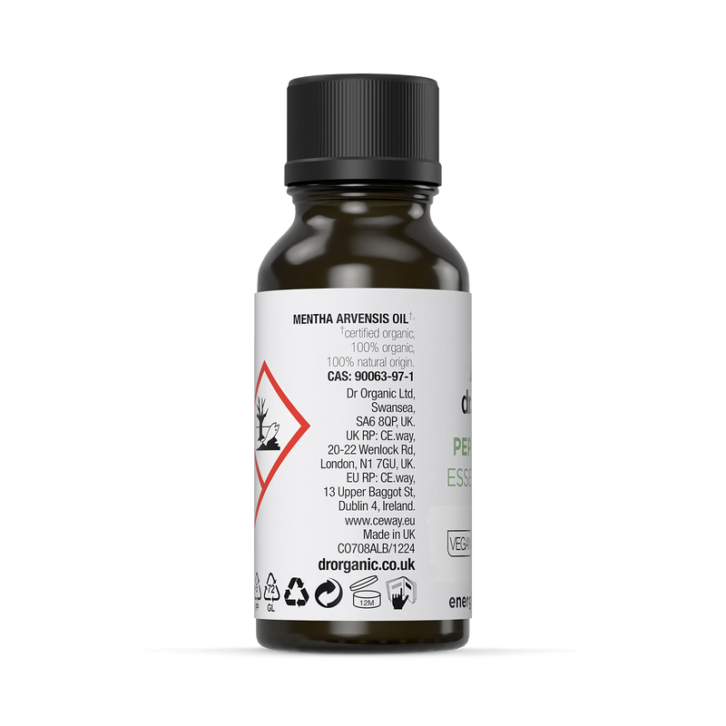 Dr Organic Peppermint Essential Oil 10ml - British product