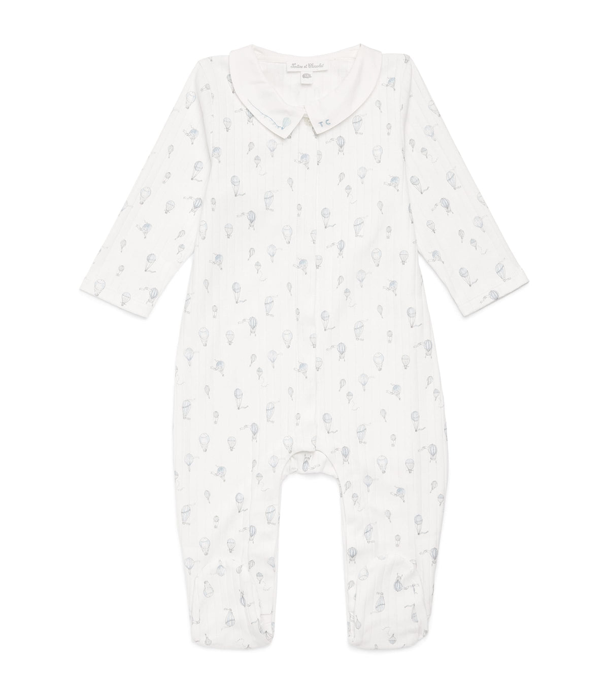 Tartine et Chocolat cotton printed all-in-one for 0-24 months (British brand)