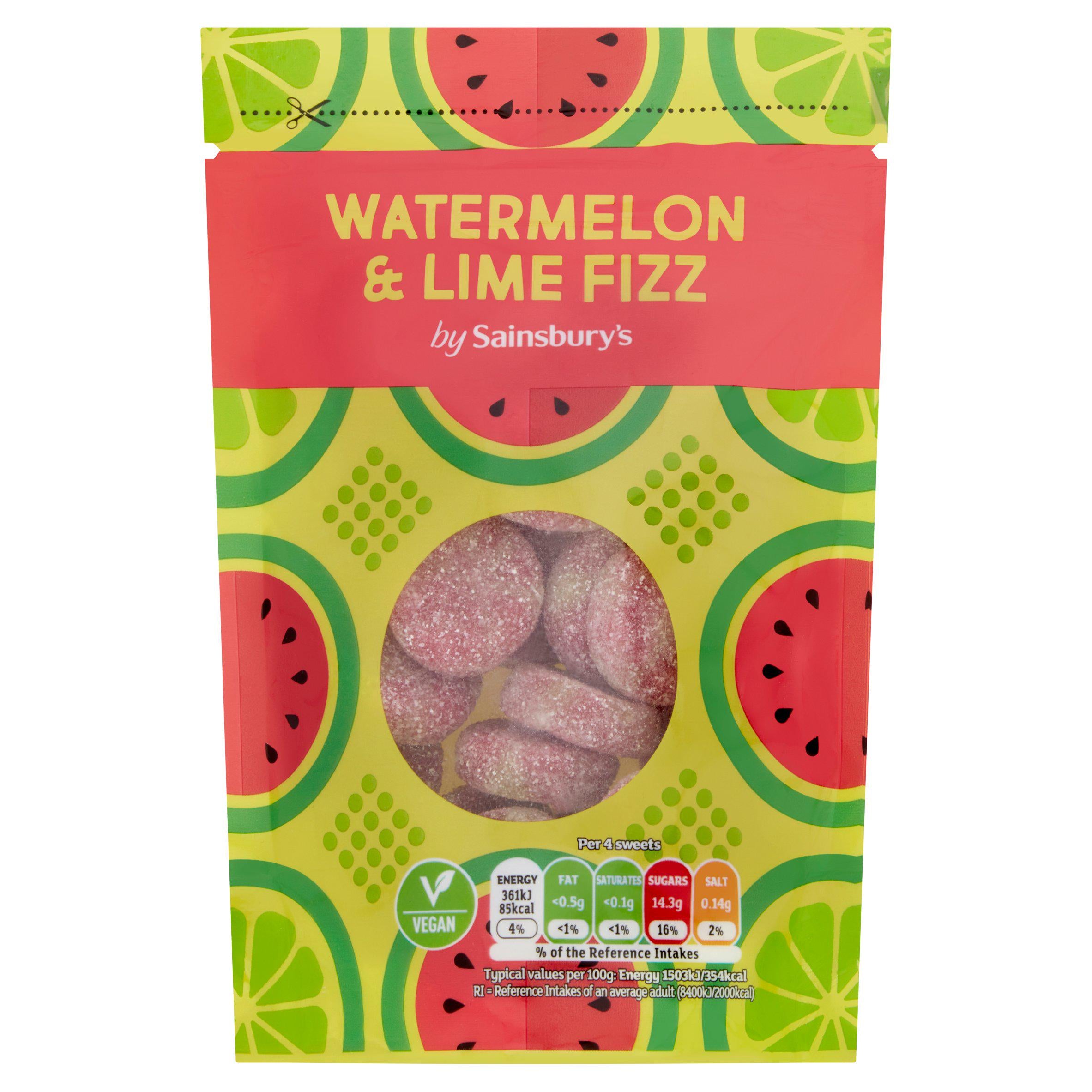 Sainsbury's Watermelon & Lime Fizz 120g GOODS Sainsburys   