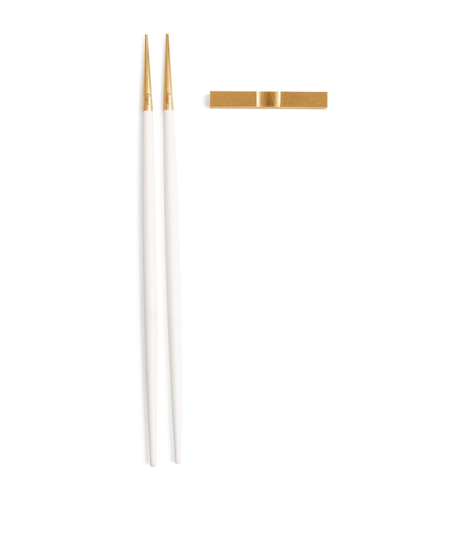 Cutipol Goa gold-plated chopstick set - British product