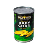 Tiger Tiger canned whole baby corn in water, UK version