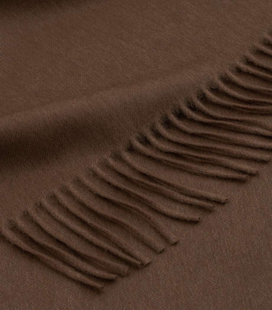 Begg x Co cashmere Arran solid throw 147x183cm, imported from the UK