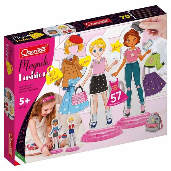 Quercetti Magnetic Fashion Best Friends dress-up toy, UK version