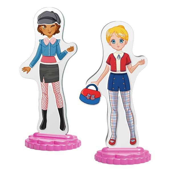 Quercetti Magnetic Fashion Best Friends dress-up toy, UK version