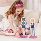 Quercetti Magnetic Fashion Best Friends dress-up toy, UK version