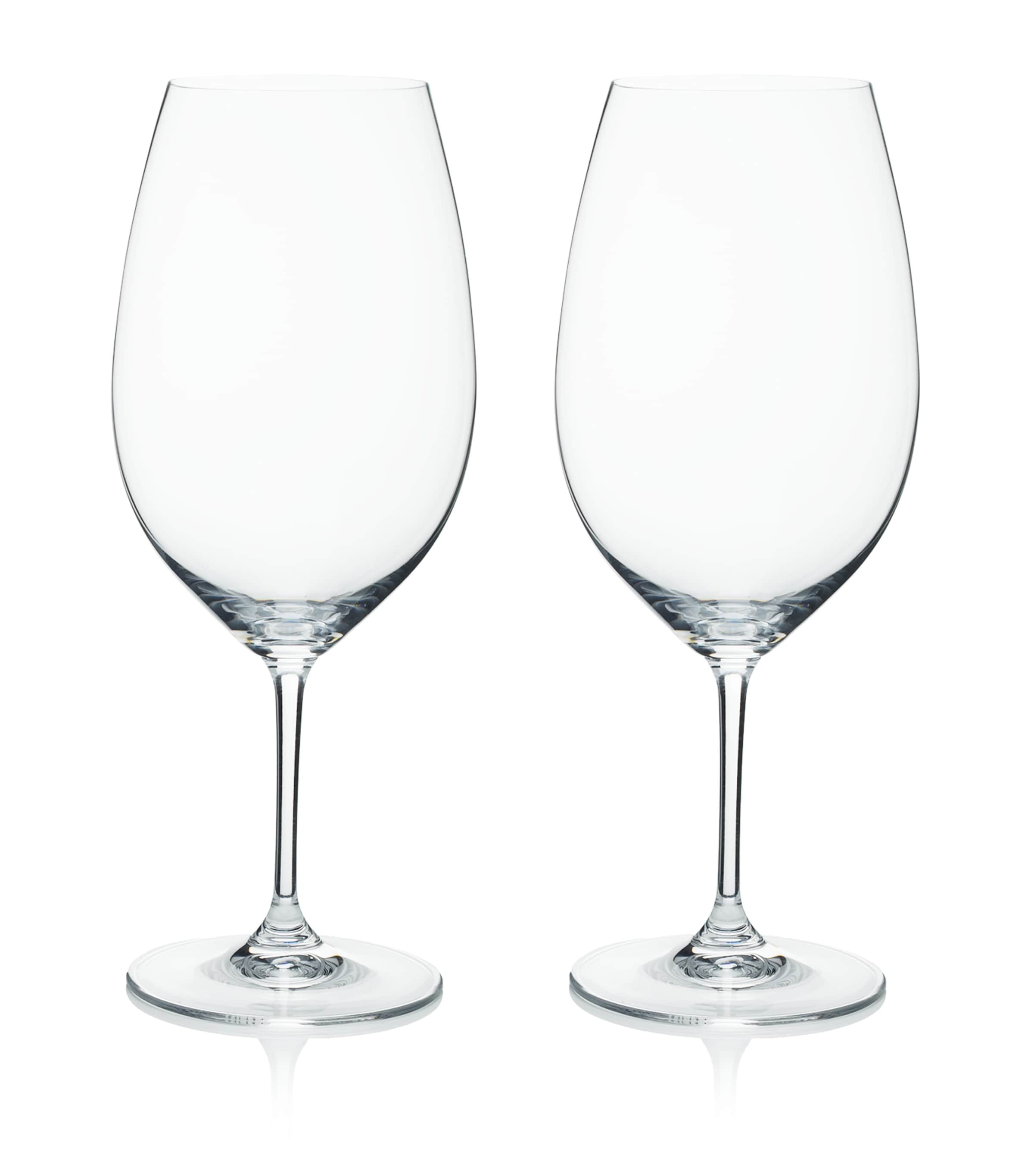 Riedel crystal Shiraz wine glasses, set of two, 692ml capacity, imported from the UK
