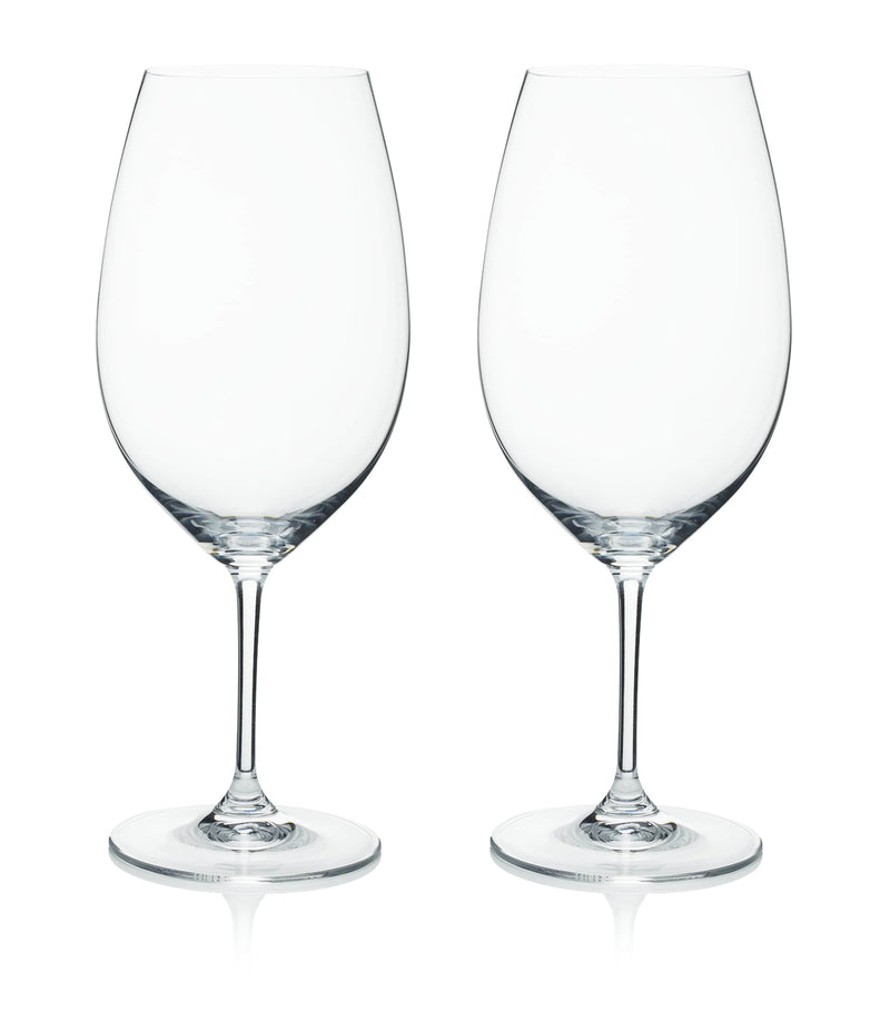 Riedel crystal Shiraz wine glasses, set of two, 692ml capacity, imported from the UK