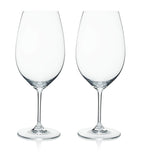 Riedel crystal Shiraz wine glasses, set of two, 692ml capacity, imported from the UK