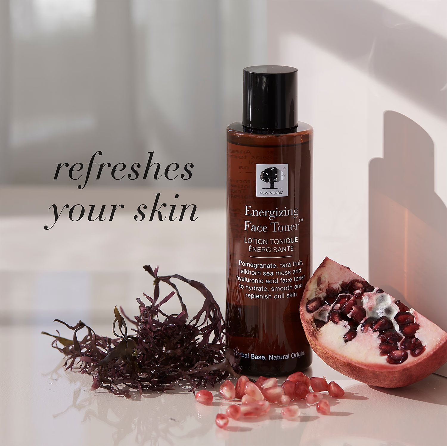 Energising Face Toner pomegranate hyaluronic acid - British product