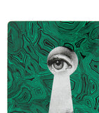 Fornasetti Serratura on Malachite bookends - British product