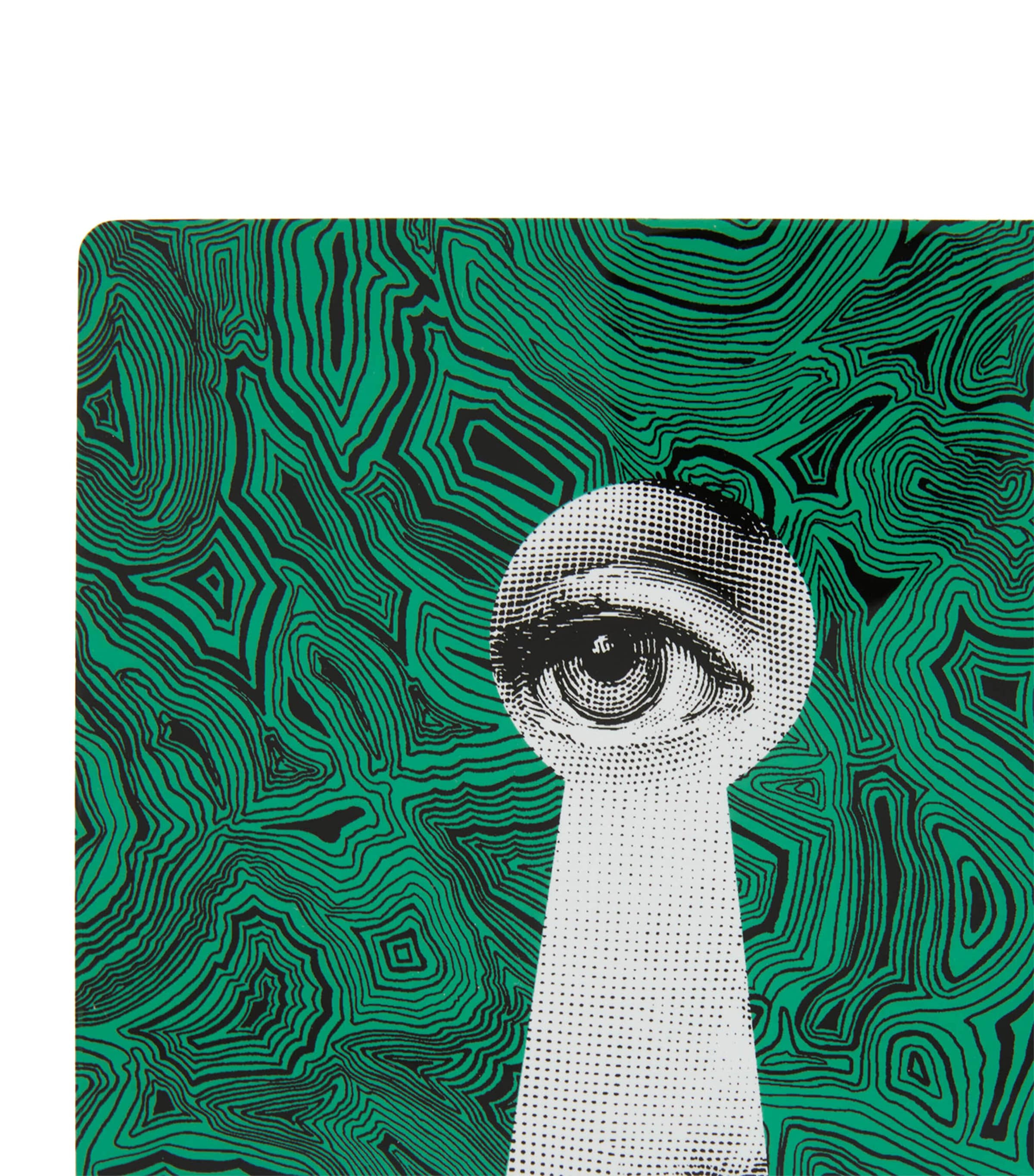 Fornasetti Serratura on Malachite bookends - British product
