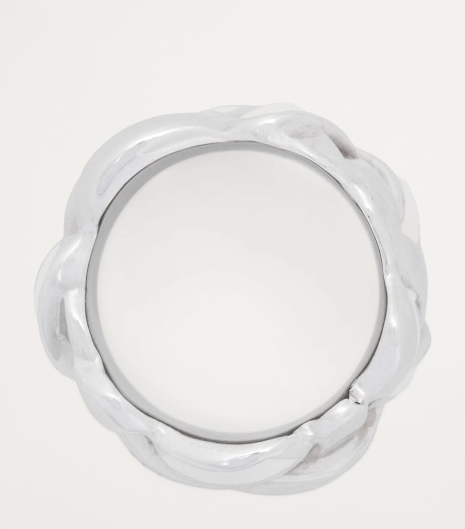 LOEWE sterling silver enamel nest ring imported from the UK