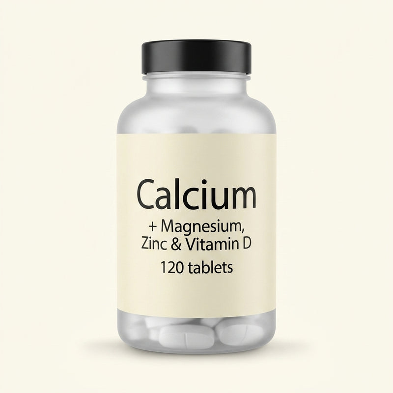 Holland & Barrett Calcium Magnesium Vitamin D 120 Tablets - British product