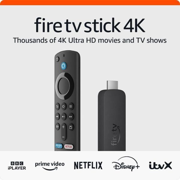 Amazon Fire TV Stick 4K streaming device, UK version
