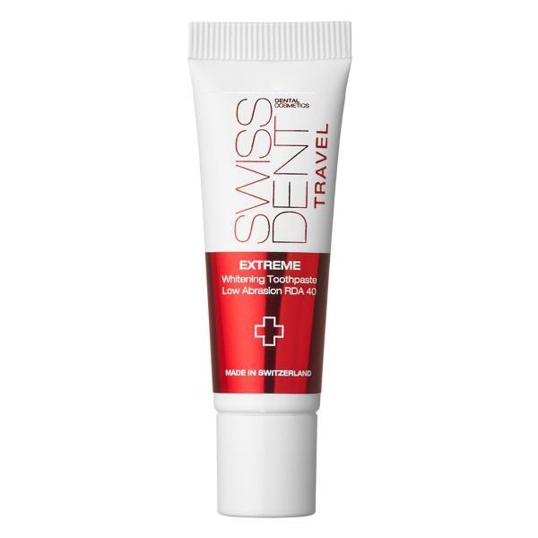 Swissdent extreme whitening toothpaste travel size 10ml - British product