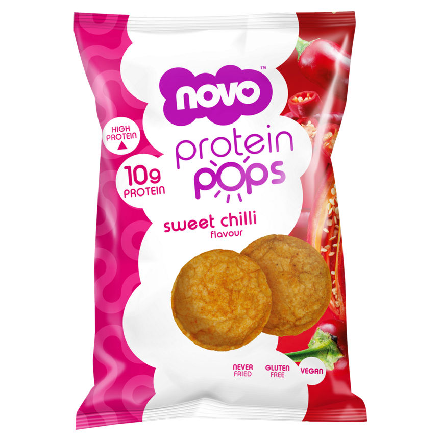 Novo Protein Pops Sweet Chilli Flavour 45g GOODS ASDA   