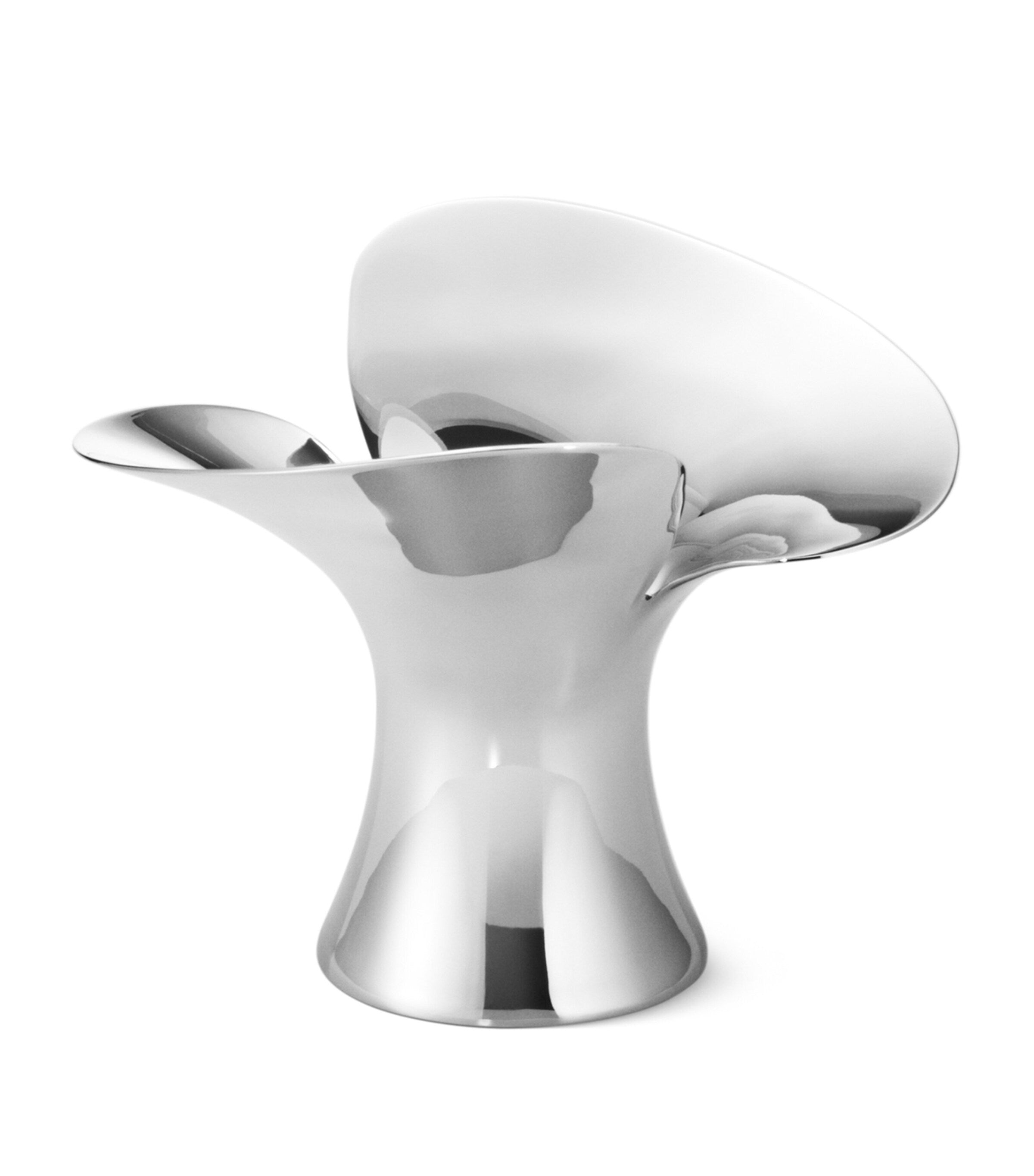 Georg Jensen Bloom taper candle holder approximately 7.5cm high, UK version