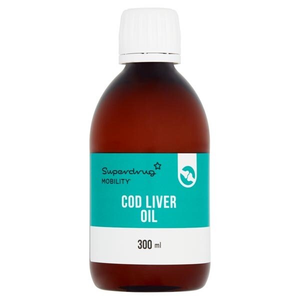 Superdrug Cod Liver Oil with Vitamin D 300ml Liquid GOODS Superdrug   