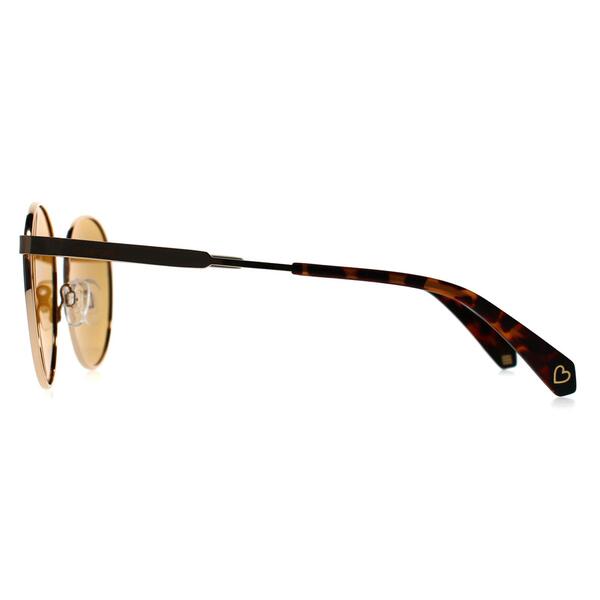 Polaroid Love Island edition gold unisex sunglasses, UK version
