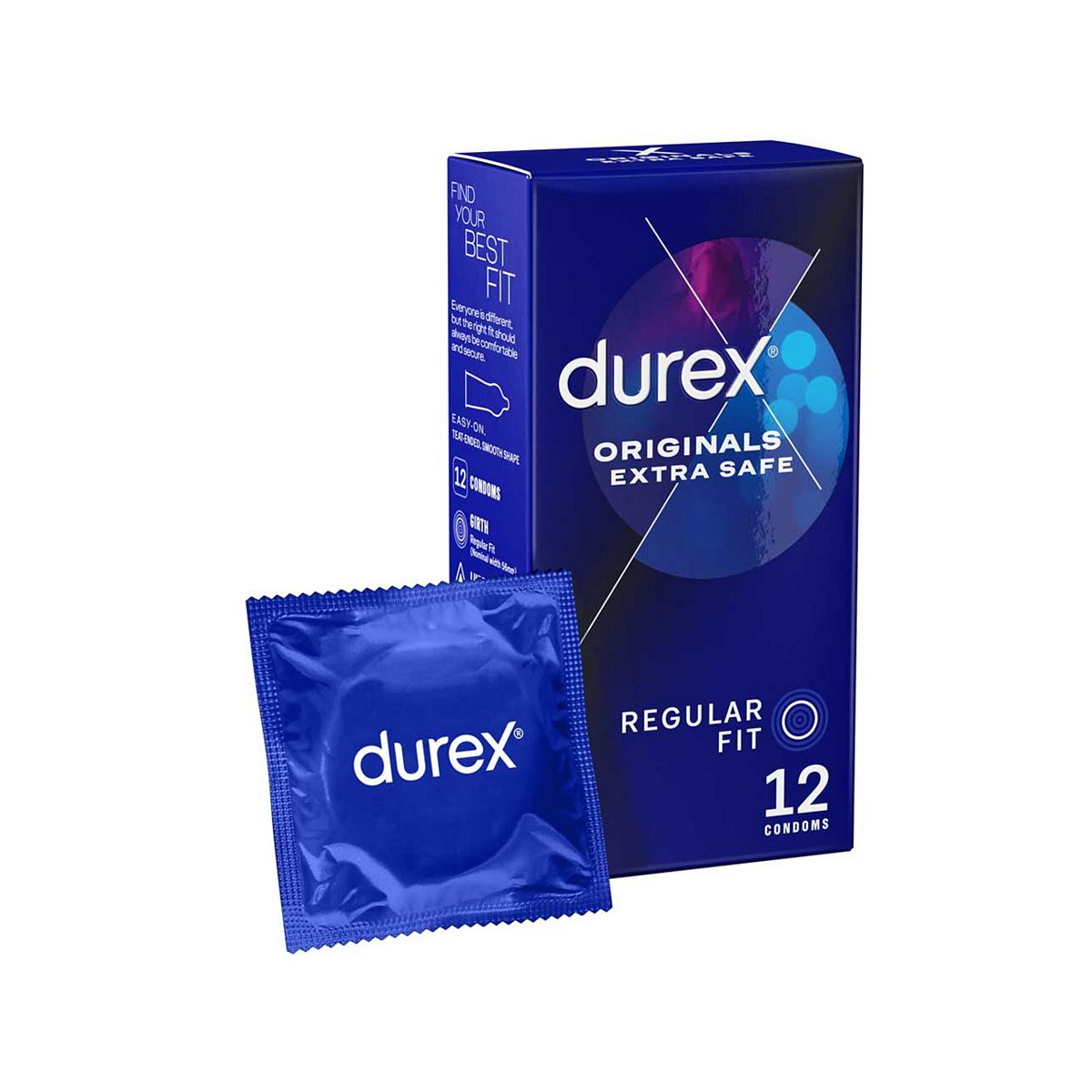 Durex Originals Extra Safe Condoms - Regular Fit - 12 pack GOODS Boots   