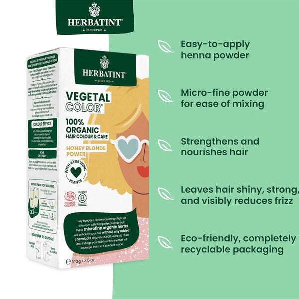 Herbatint honey blonde hair color, UK version