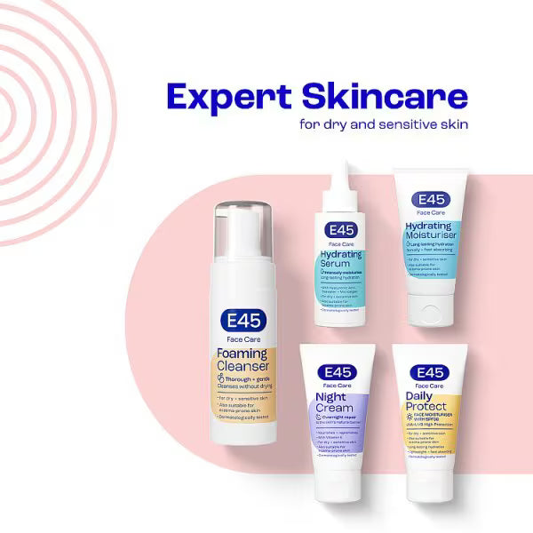 E45 Hydrating Facial Serum Dry Sensitive 30ml - British product