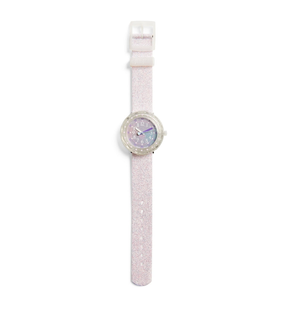 Flik Flak Pearlaxus children's watch 36.70mm - British product